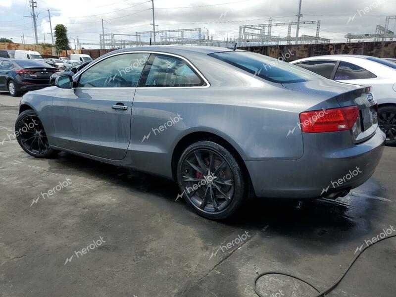 AUDI A5 PREMIUM 2013 gray coupe flexible fuel WAUCFAFR1DA072331 photo #3