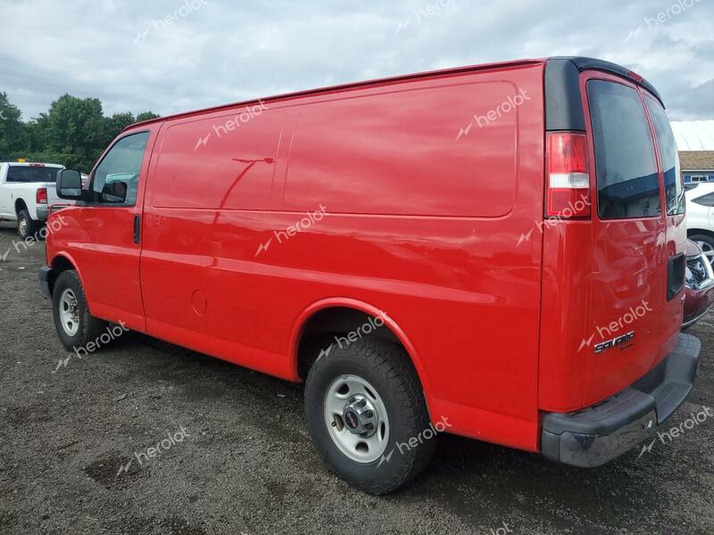 GMC SAVANA G35 2015 red cargo va flexible fuel 1GTZ7TCG0F1215393 photo #3