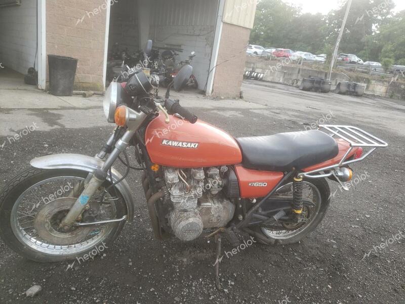 KAWASAKI KZ650 1978 orange   KZ650B520614 photo #4