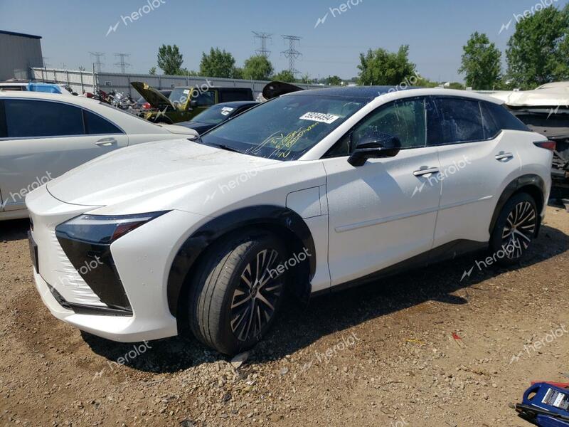 LEXUS RZ 450E 2023 white  electric JTJAAAAB0PA000282 photo #1