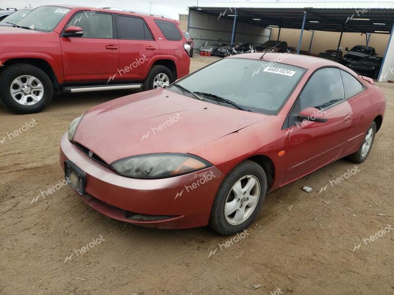 MERCURY COUGAR V6 1999 red  gas 1ZWFT61L0X5760822 photo #1