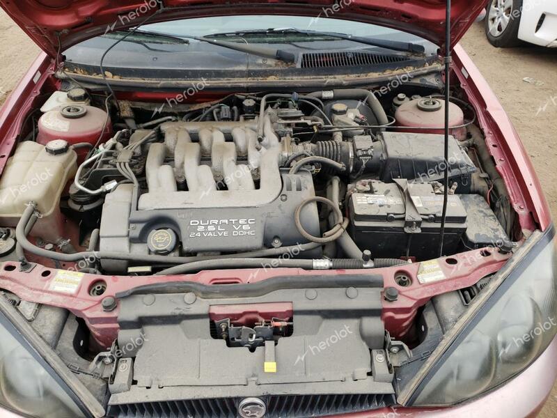 MERCURY COUGAR V6 1999 red  gas 1ZWFT61L0X5760822 photo #4