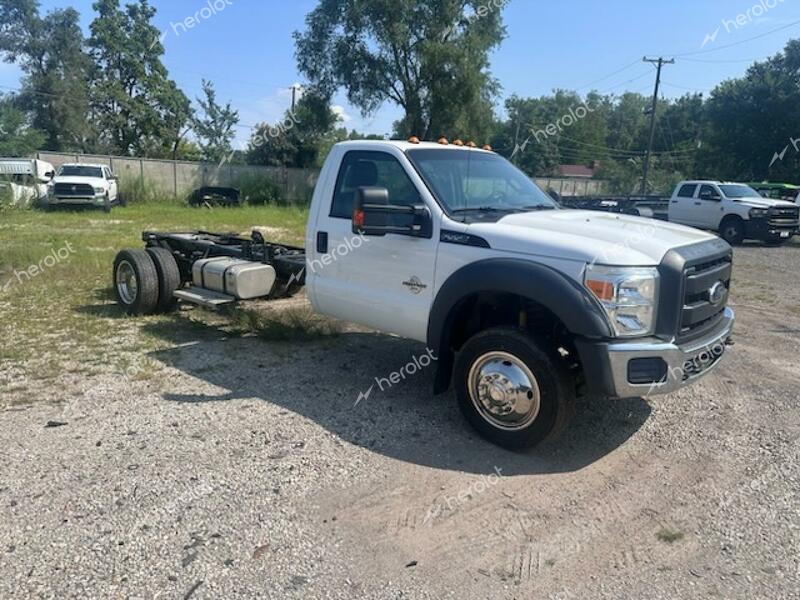 FORD F550 SUPER 2012 white chassis diesel 1FDUF5GT4CEB09450 photo #1