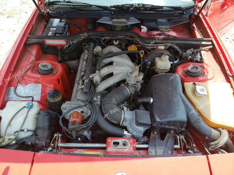 PORSCHE 924 S 1987 red  gas WP0AA0925HN455012 photo #4