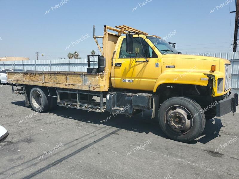 GMC TOPKICK C6 1994 yellow chassis gas 1GDG6H1P2RJ517794 photo #1