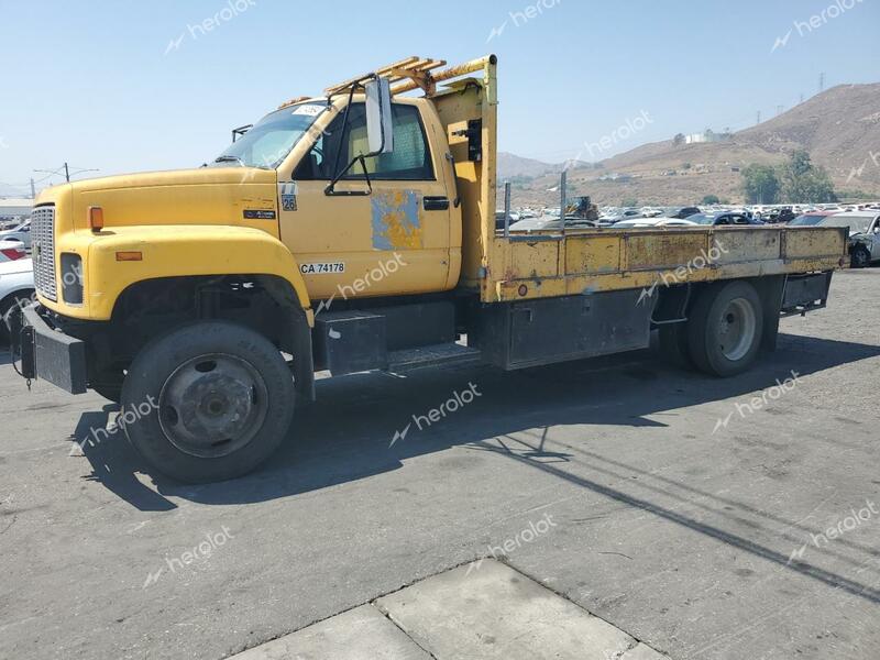 GMC TOPKICK C6 1994 yellow chassis gas 1GDG6H1P2RJ517794 photo #3