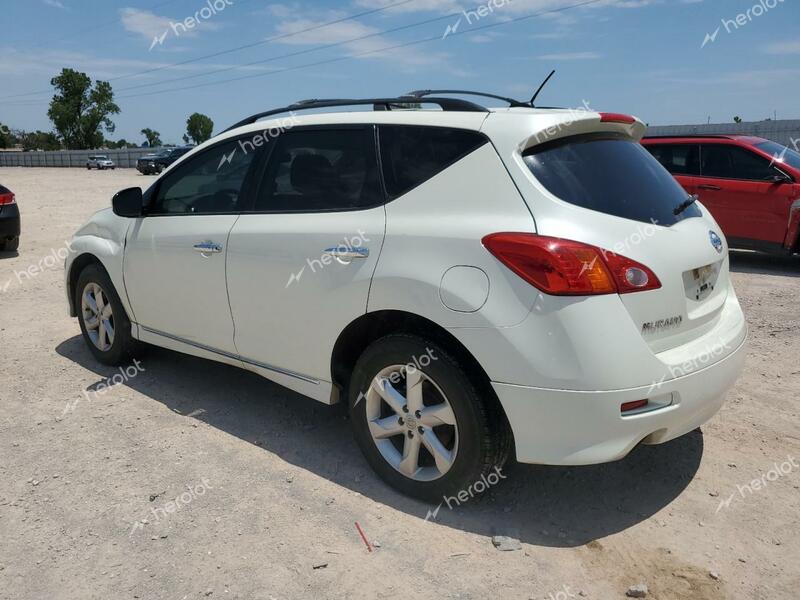 NISSAN MURANO S 2009 white 4dr spor gas JN8AZ18UX9W001565 photo #3