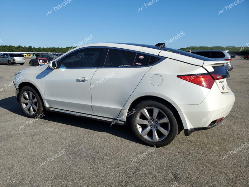 ACURA ZDX ADVANC 2010 white 4dr spor gas 2HNYB1H61AH500719 photo #3