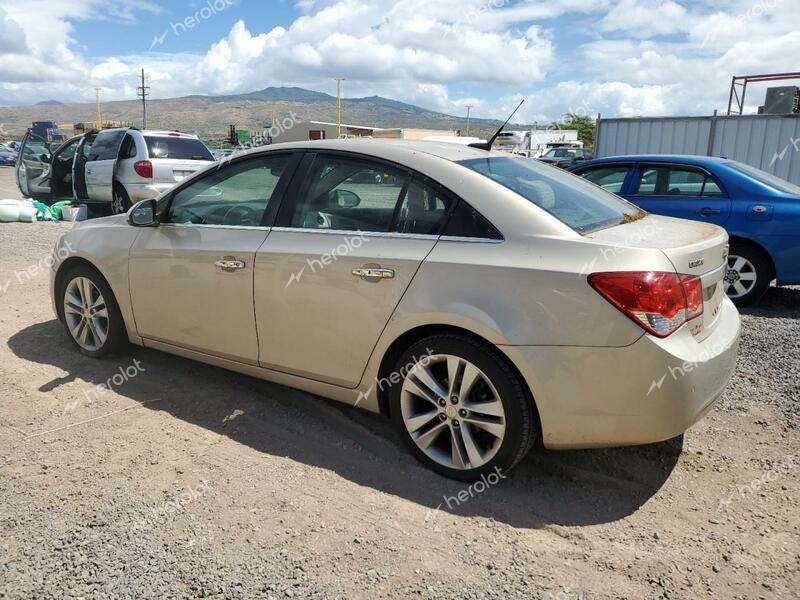 CHEVROLET CRUZE LTZ 2011 gold  gas 1G1PH5S90B7159118 photo #3