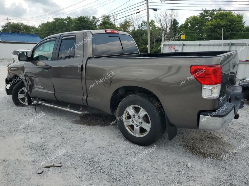 TOYOTA TUNDRA DOU 2010 tan crew pic gas 5TFRM5F17AX016228 photo #3