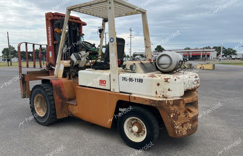 NISSAN FORKLIFT 2001 orange   BGF03920340 photo #4