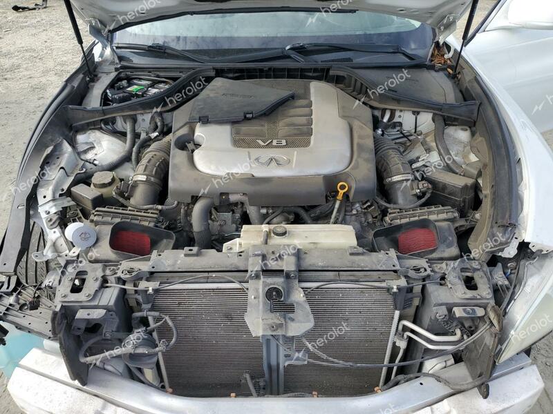 INFINITI M56 2011 white  gas JN1AY1AP8BM521044 photo #4