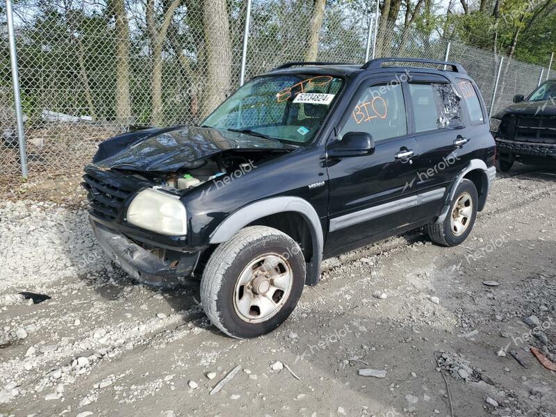 SUZUKI VITARA LX 2004 black 4dr spor gas 2S3TD62VX46102398 photo #1