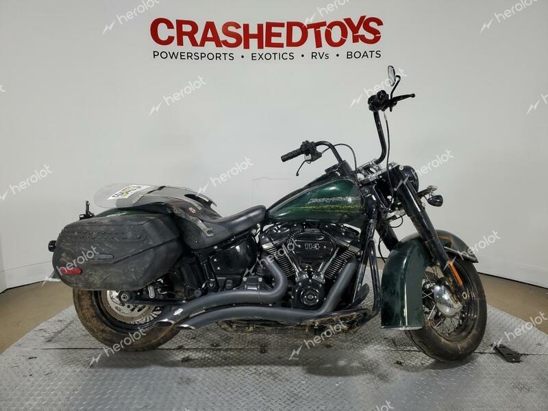 HARLEY-DAVIDSON FLHCS 2019 green  gas 1HD1YBK27KB019044 photo #1