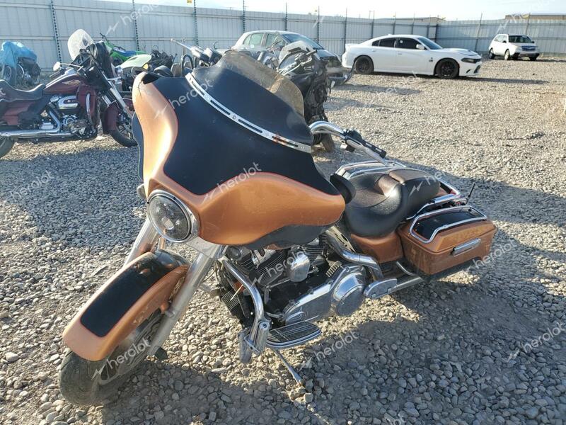 HARLEY-DAVIDSON FLHX 105TH 2008 orange  gas 1HD1KB44X8Y651445 photo #4