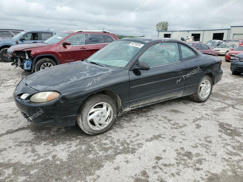 FORD ESCORT ZX2 1998 black  gas 3FAKP1136WR243006 photo #1