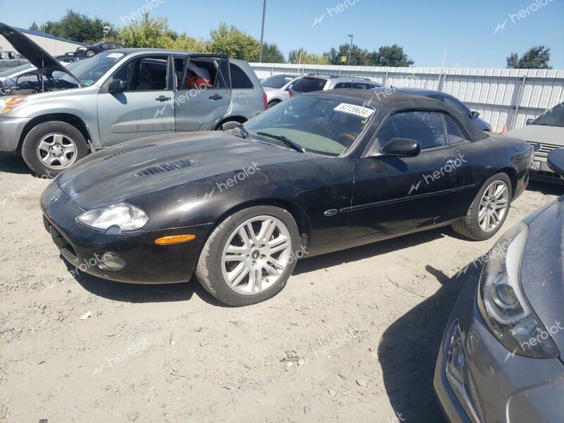 JAGUAR XKR 2001 black  gas SAJDA42B51PA15157 photo #1