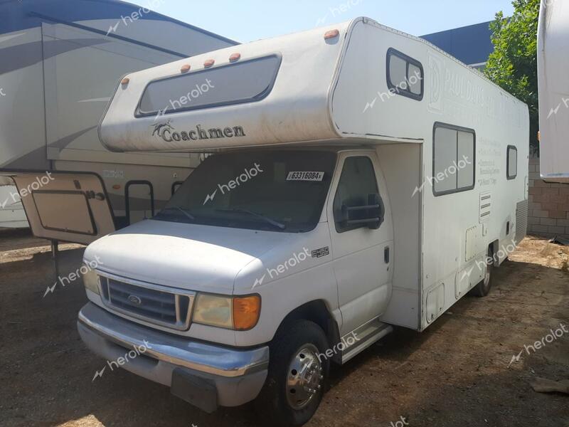 FORD E 450 2003 white  diesel 1FDWE45F13HB65167 photo #3