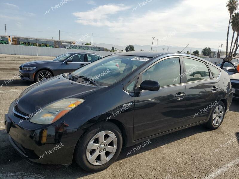 TOYOTA PRIUS 2008 black hatchbac hybrid engine JTDKB20U887815227 photo #1