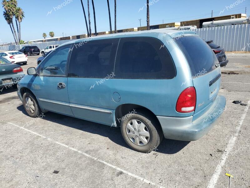 PLYMOUTH VOYAGER 1999 blue sports v gas 2P4FP25B1XR135611 photo #3