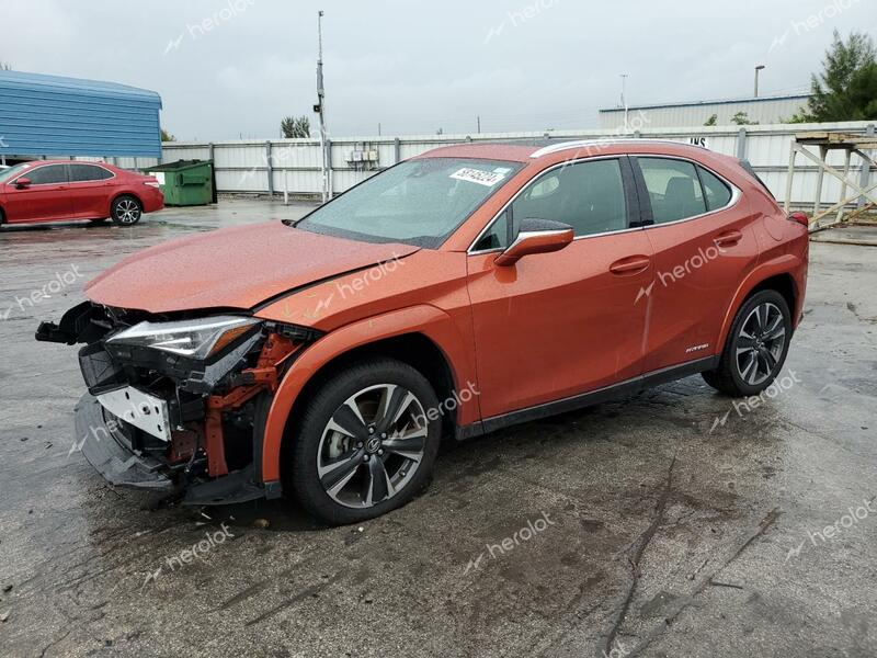 LEXUS UX 250H BA 2022 orange  hybrid engine JTHP9JBH3N2057686 photo #1