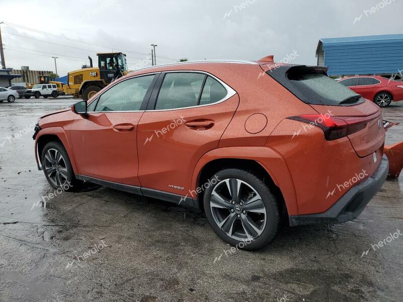 LEXUS UX 250H BA 2022 orange  hybrid engine JTHP9JBH3N2057686 photo #3