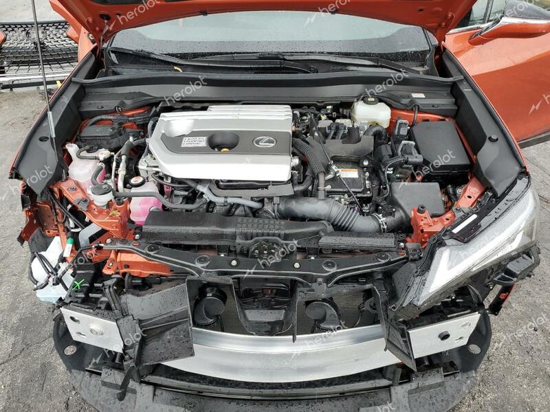 LEXUS UX 250H BA 2022 orange  hybrid engine JTHP9JBH3N2057686 photo #4