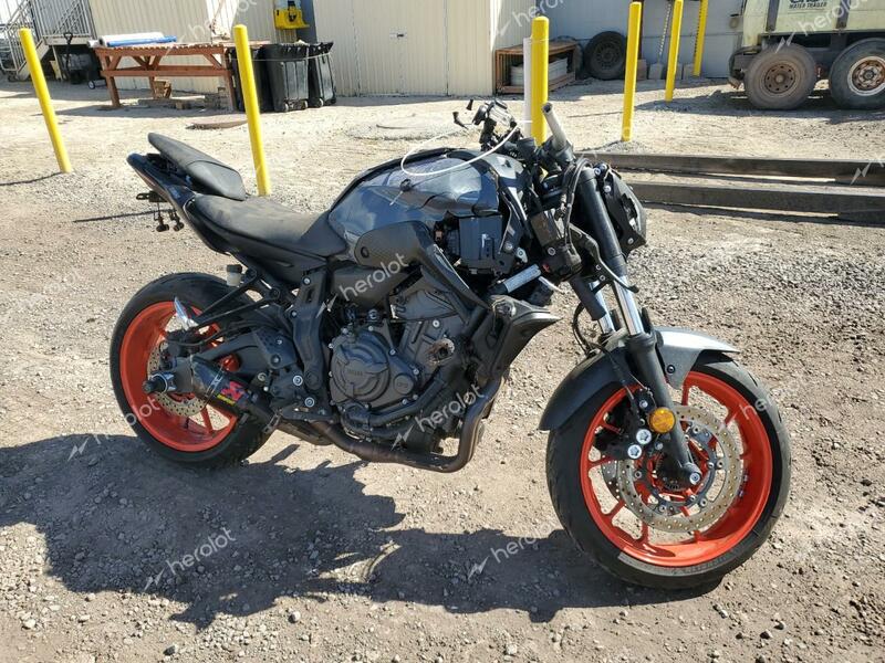 YAMAHA MT07 2021 gray  gas JYARM32EXMA001058 photo #1