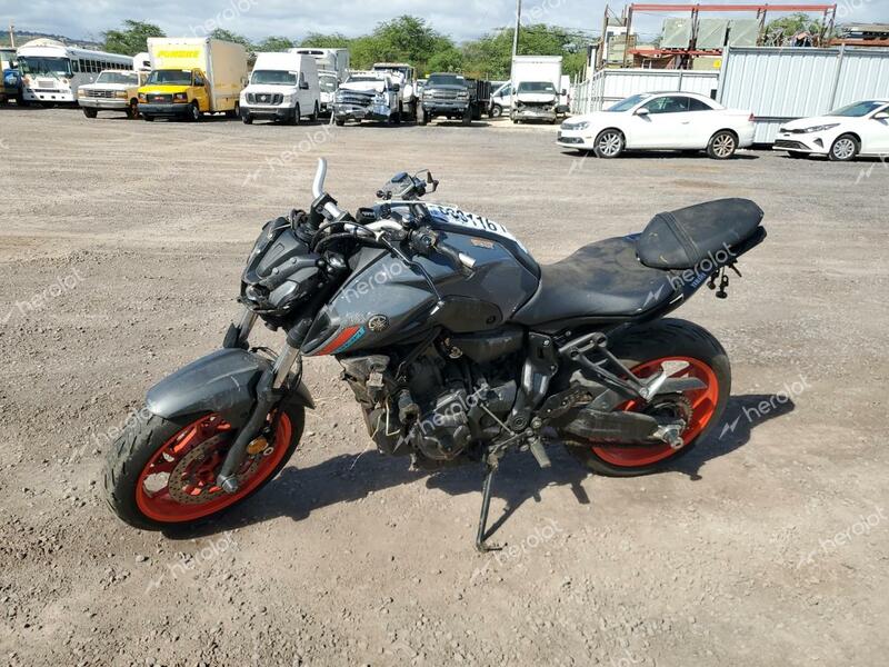 YAMAHA MT07 2021 gray  gas JYARM32EXMA001058 photo #4