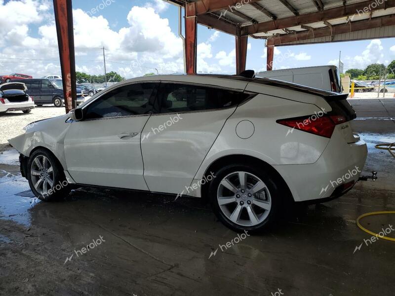 ACURA ZDX TECHNO 2010 white 4dr spor gas 2HNYB1H45AH502214 photo #3