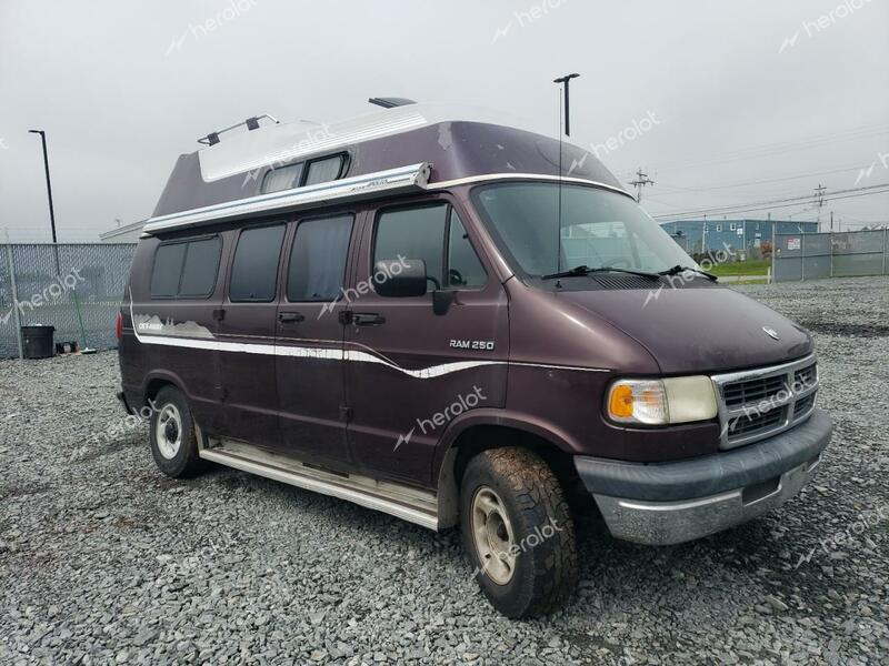 DODGE RAM VAN B2 1994 red cargo va gas 2B7HB21Y0RK564613 photo #1