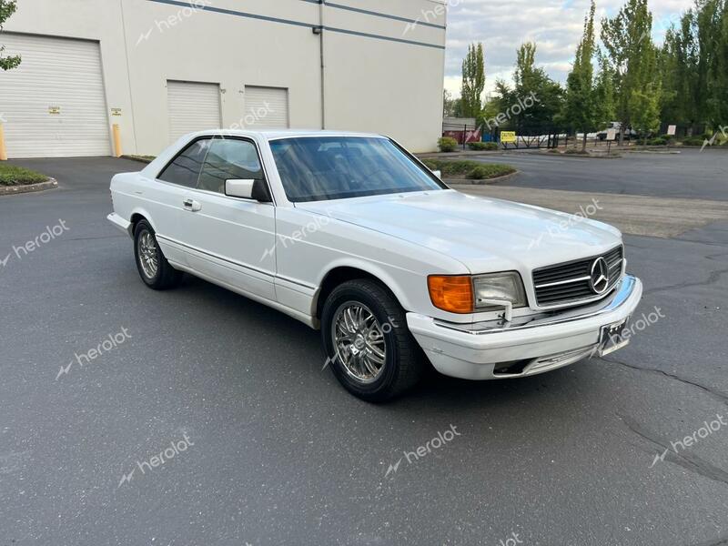 MERCEDES-BENZ 560 SEC 1988 white coupe gas WDBCA45D6JA391436 photo #1