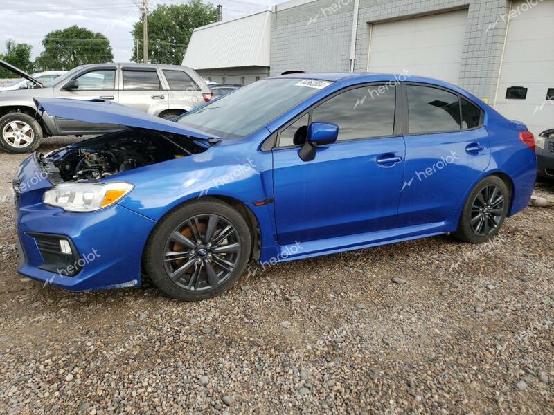 SUBARU WRX 2019 blue  gas JF1VA1A61K9802542 photo #1