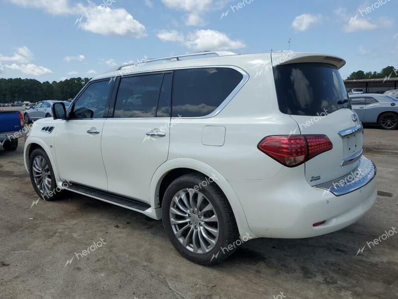 INFINITI QX80 2015 white 4dr spor gas JN8AZ2ND8F9770389 photo #3