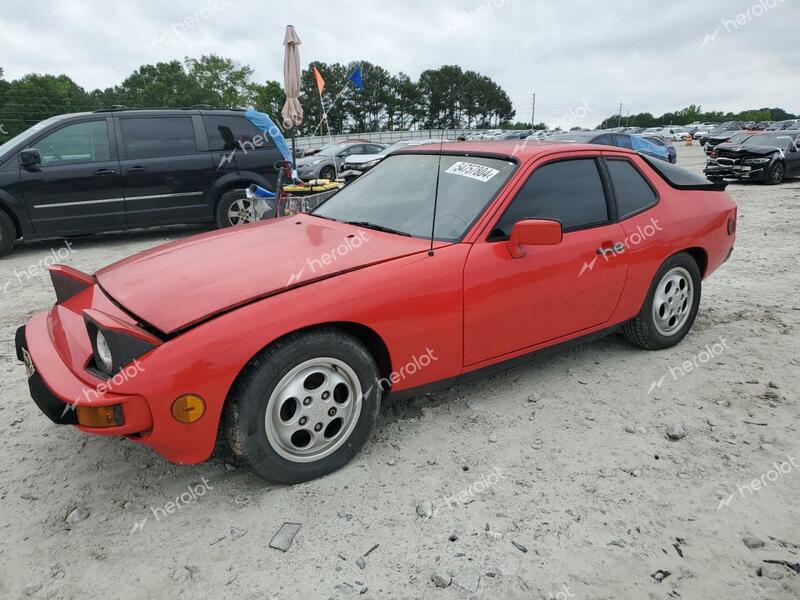 PORSCHE 924 S 1988 red coupe gas WP0AA0927JN451792 photo #1