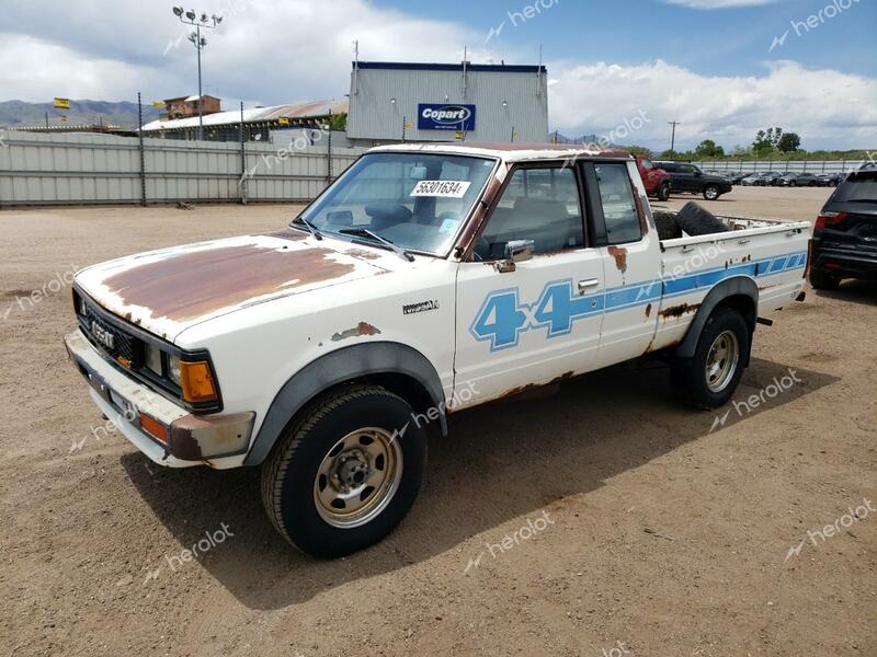 DATSUN 720 KING C 1984 white pickup gas JN6ND06Y5EW006658 photo #1