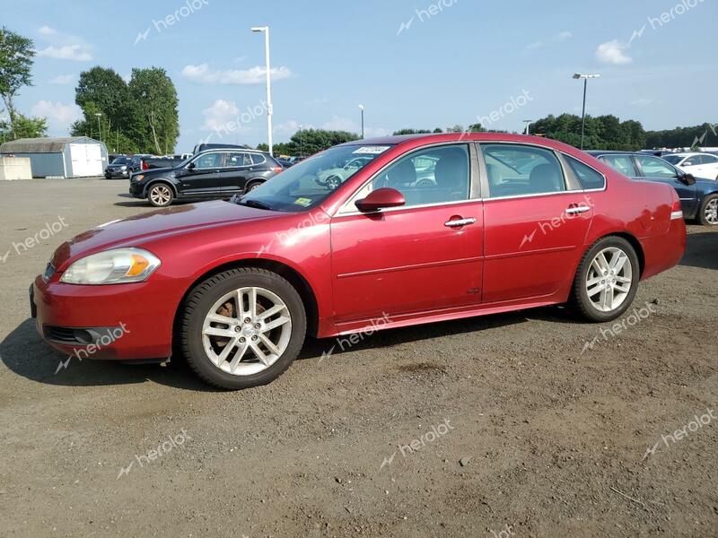 CHEVROLET IMPALA LTZ 2013 red sedan 4d gas 2G1WC5E35D1234087 photo #1