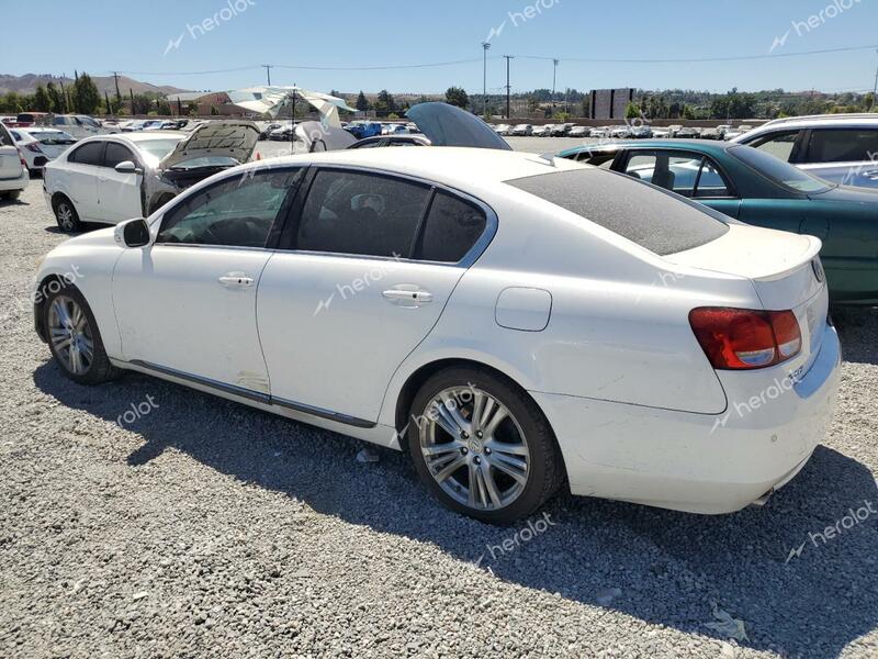 LEXUS GS 450H 2008 white  hybrid engine JTHBC96S385015053 photo #3