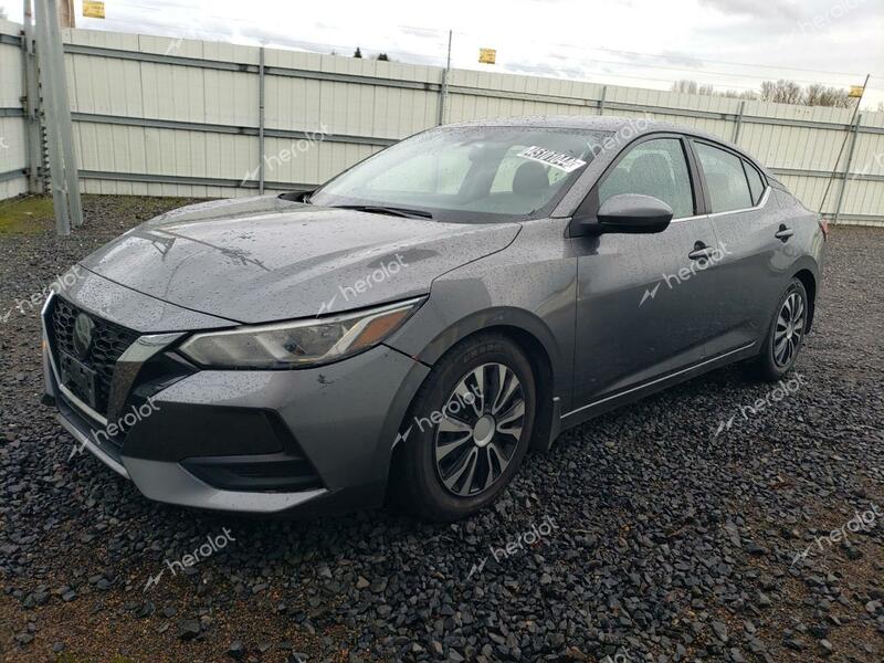 NISSAN SENTRA S 2020 charcoal  gas 3N1AB8BV9LY295070 photo #1