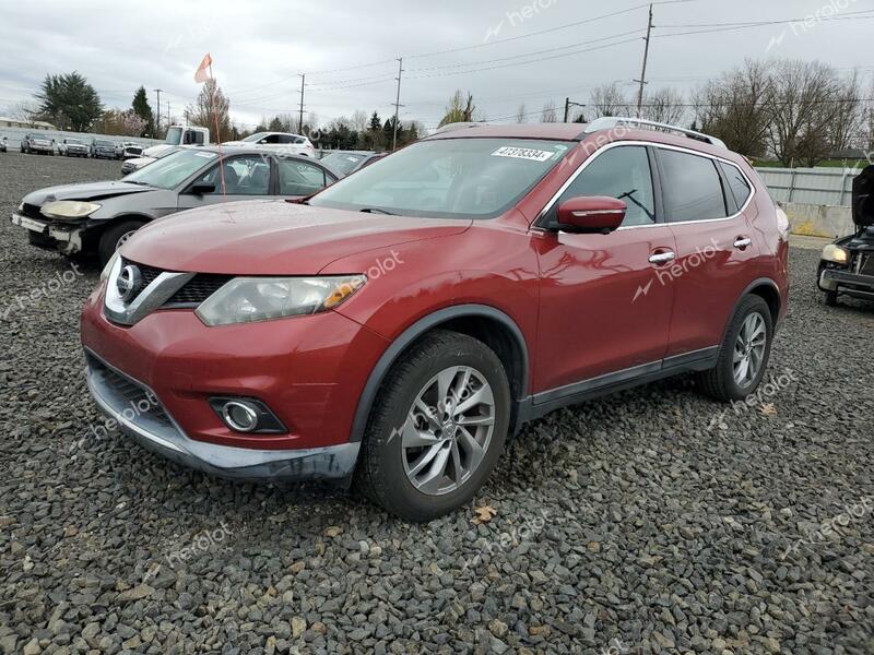 NISSAN ROGUE S 2014 maroon 4dr spor gas 5N1AT2MT7EC828933 photo #1