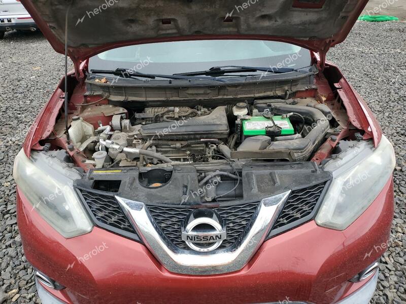 NISSAN ROGUE S 2014 maroon 4dr spor gas 5N1AT2MT7EC828933 photo #4