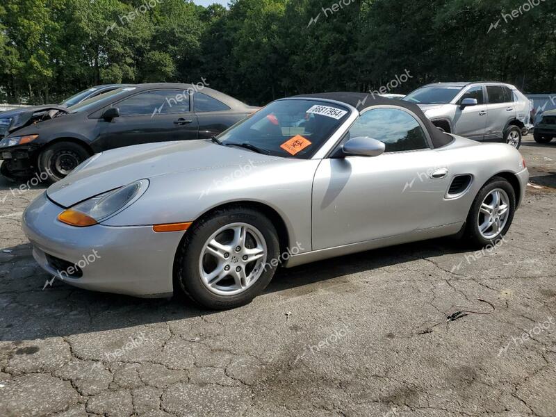 PORSCHE BOXSTER 1997 silver  gas WP0CA2986VS625741 photo #1