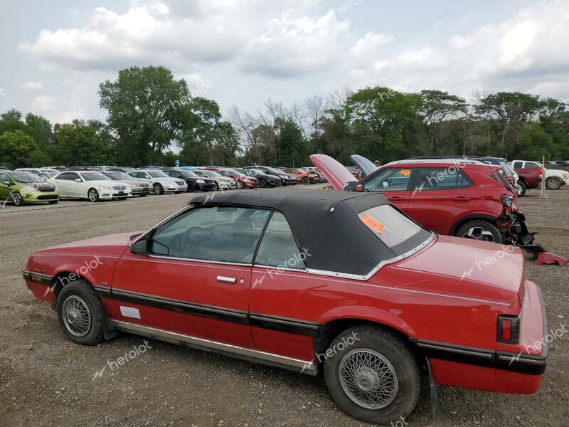 PONTIAC J2000 LE 1984 red converti gas 1G2AC6700E7266349 photo #3