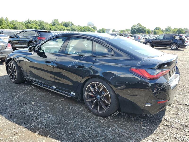 BMW I4 M50 2024 black  electric WBY33AW0XRFS29201 photo #3