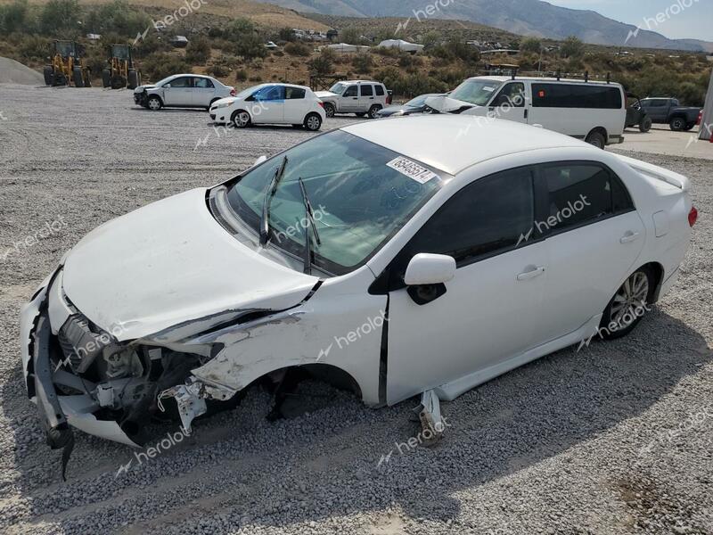 TOYOTA COROLLA BA 2010 white sedan 4d gas 2T1BU4EE0AC509585 photo #1