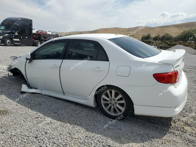 TOYOTA COROLLA BA 2010 white sedan 4d gas 2T1BU4EE0AC509585 photo #3