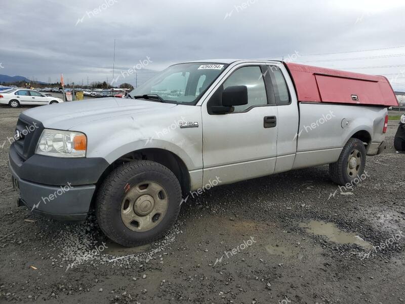 FORD F150 2007 silver  gas 1FTRF12257NA19988 photo #1