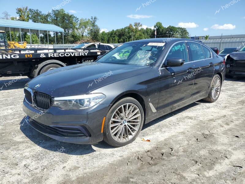 BMW 530XE 2019 black  hybrid engine WBAJB1C57KB375223 photo #1