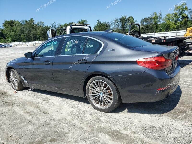 BMW 530XE 2019 black  hybrid engine WBAJB1C57KB375223 photo #3