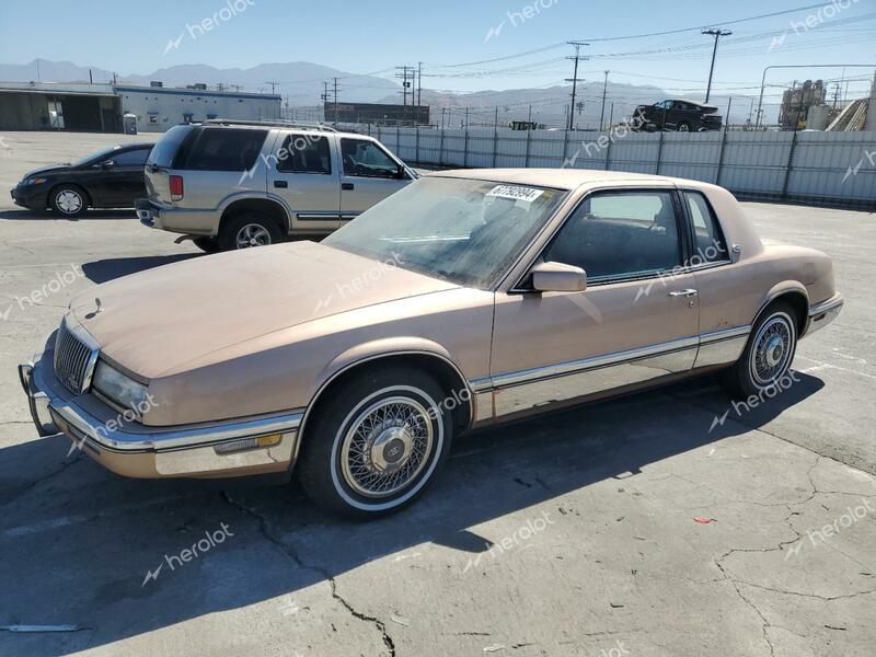 BUICK RIVIERA 1990 tan coupe gas 1G4EZ13CXLU418176 photo #1